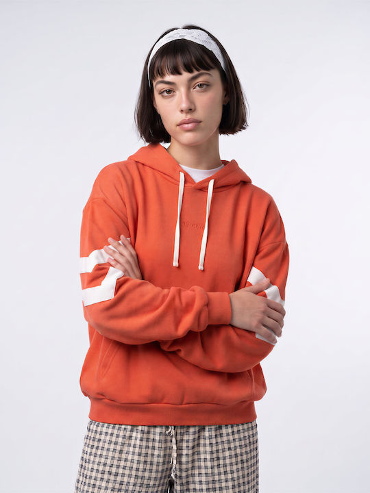 Surf Revival Sweatshirt mit Kapuze Rot