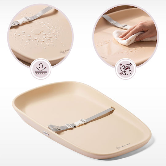 Moby System Σκληρή Αλλαξιέρα Beige για Κρεβάτι 45x69cm