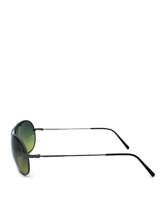 Vogue Unisex Γυαλιά Ηλίου με Ασημί Σκελετό και Ασημί Φακό