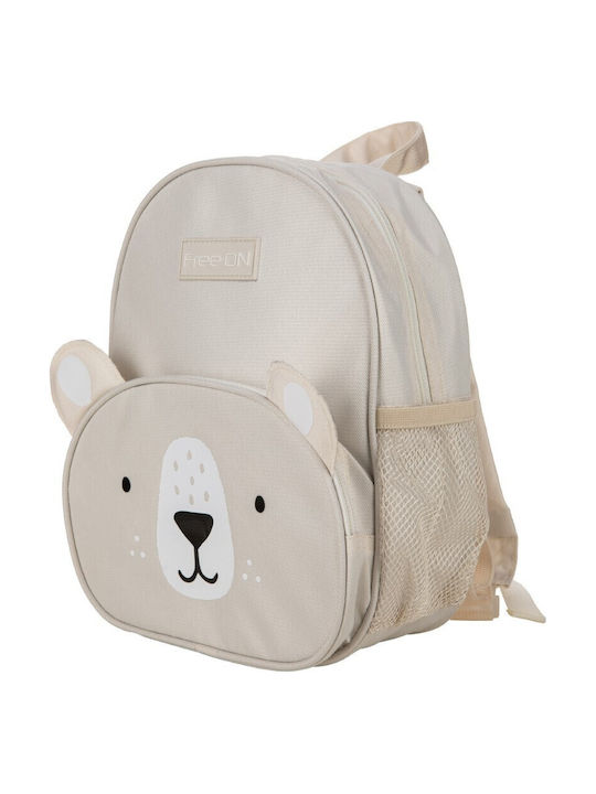 FreeOn Kinder Taschen Rucksack Beige 31x23cm
