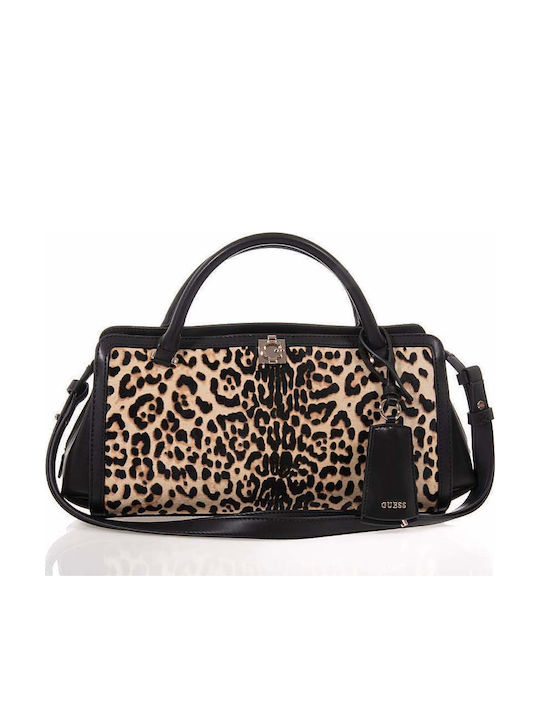 Genuine Leder Damen Handtasche Schulter Handtasche Crossbody Braun