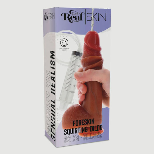 ToyJoy Ρεαλιστικό Dildo με Βεντούζα και Δυνατότητα Εκσπερμάτωσης Flesh