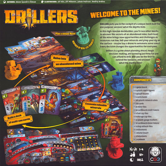 Επιτραπέζιο Παιχνίδι Drillers για 1-4 Παίκτες 12+ Ετών (EN) PlayPunk