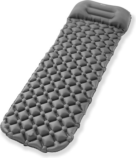 HyperMotion Единично Къмпинг Матрак 190x56cm Дебелина 5.5cm Сив