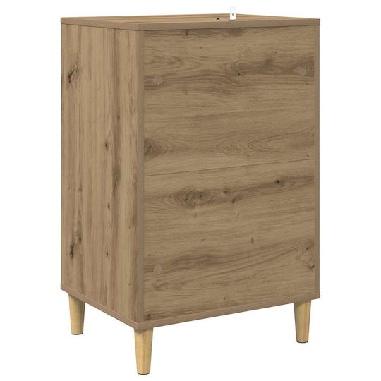 vidaXL Hi-Fi Furniture Brown 39.5x47x74.5cm