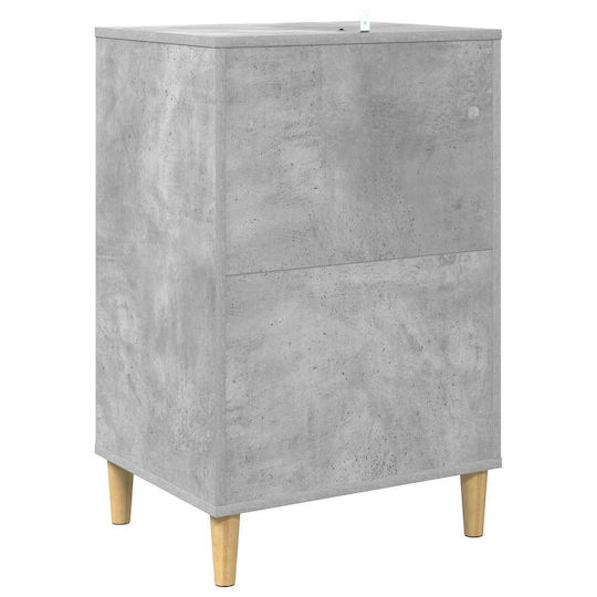 vidaXL Hi-Fi Furniture Grey 39.5x47x74.5cm