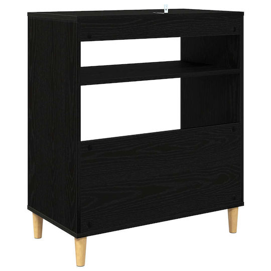 vidaXL Έπιπλο Hi-Fi Μαύρο 39.5x71x83cm