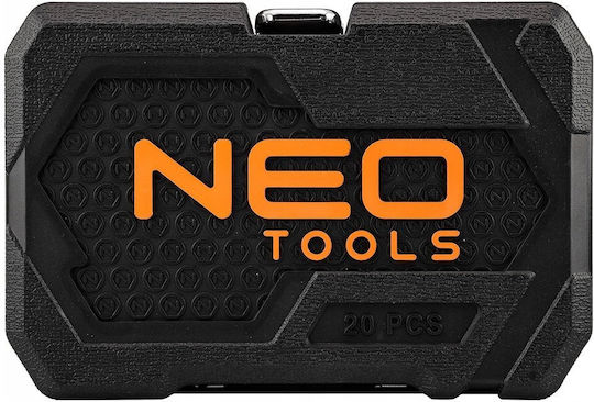 Neo Tools Ratchet with Sockets 20 Pieces