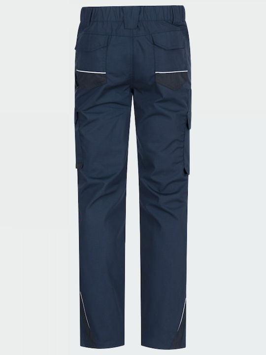 Palltex Pantaloni De Lucru Reflectorizanți Albastru
