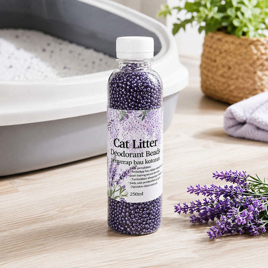 Scented Pearls Cat Litter Lavender Scent 250 Ml