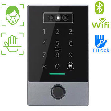 TTLOCK Zugangskontrolle Access Control mit Bluetooth für Zugang mit Code Karte & Fingerabdruck