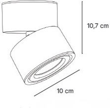 Inlight LED Спот С 10 Светлини В Бял Цвят Inlight LED Спот С 10 Светлини В Бял Цвят