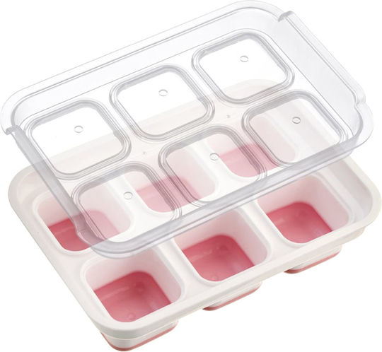 Westmark Formă pentru cuburi de gheață din plastic cu capac 52322270
