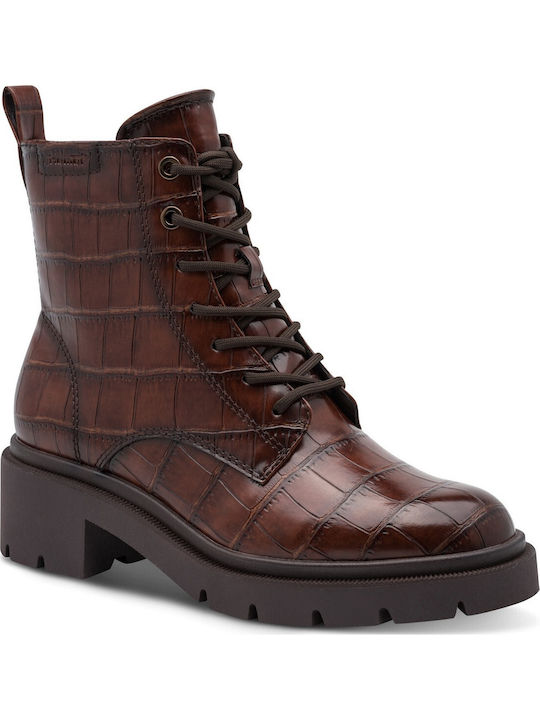 Damen Stiefeletten Tabac Braun