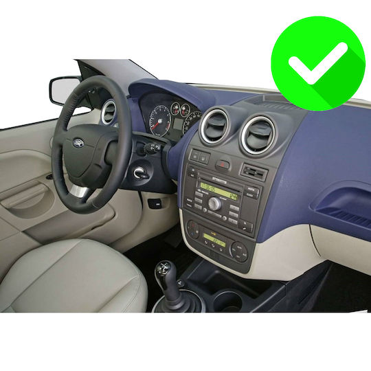 Carmedia Cmt4087a Фабричен 7'' Ford Всичко Черно