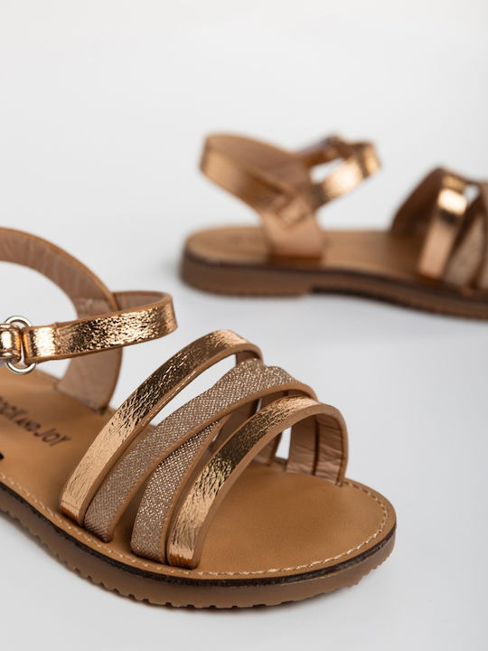 Sandale Tip Pantof Aurii