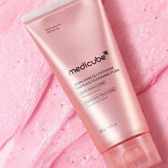 Medicube PDRN Pink Glutathione Αφρός Καθαρισμού Προσώπου για Λάμψη 120gr