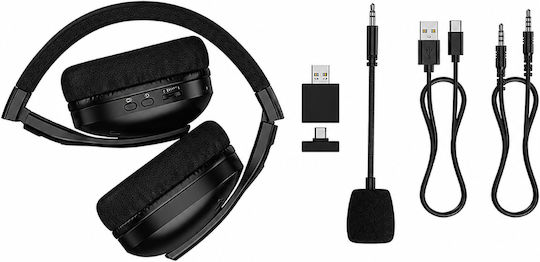 Hoco W114 Безжични Надушници Гейминг Слушалки със Свързаност Bluetooth / USB