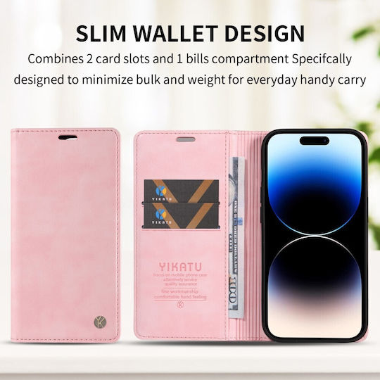 Yikatu Book Pink (Oppo Reno16 5g / Reno16 Pro 5g)