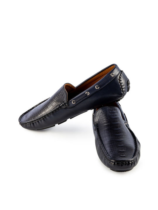 Mocasini barbati Loafers in Culoare Albastra