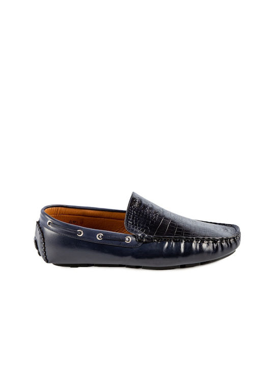 Mocasini barbati Loafers in Culoare Albastra