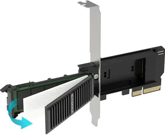 Αξεσουάρ Σκληρών Δίσκων Icydock 1x M.2 Nvme To Pcie 4.0x 4 Card W Tray