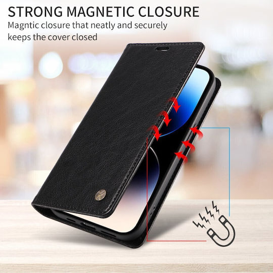 Yikatu Yk-006 Book Case Black Oppo Reno16 5G Reno16 Pro 5G