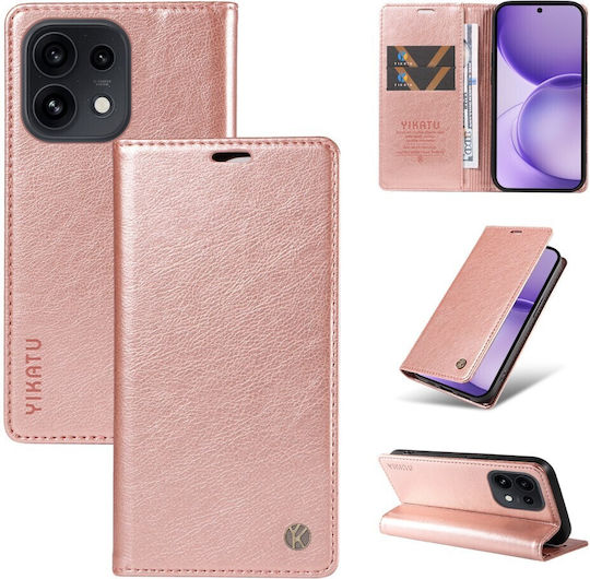 Yikatu Yk-006 Book Case Rose Gold Oppo Reno16 5G Reno16 Pro 5G