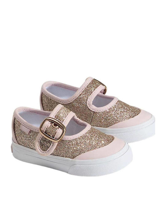 Vans Παιδικές Μπαλαρίνες Ροζ Χρυσό