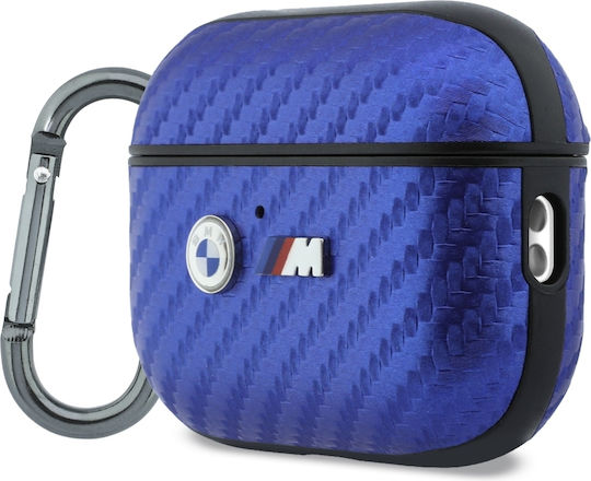 BMW Etui Für Airpods Pro 3 Carbon Metall Logo Hellblau