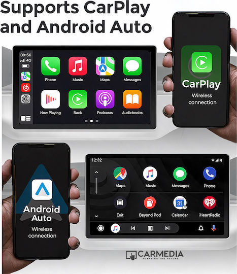 Carmedia Cmduab 05 Адаптер За Carplay Ai Box Android Oem 8-128 Snapdragon