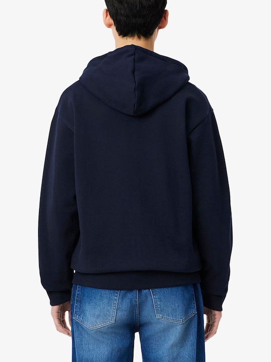 Lacoste Ζακέτα Navy με Κουκούλα