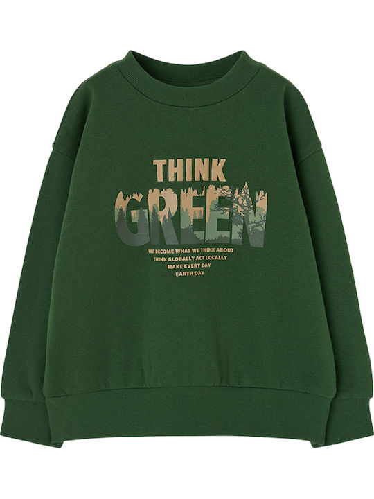 Kids Sweatpants Set Green