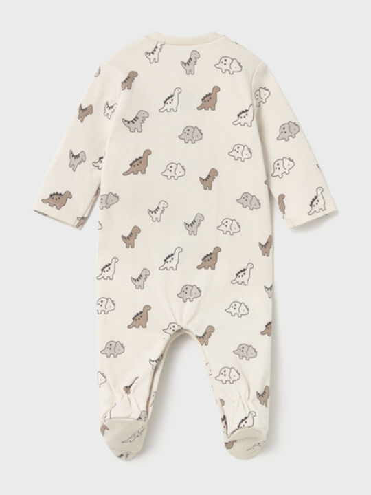 Mayoral Set Onesie With Accessories Dark Beige 2 Pieces