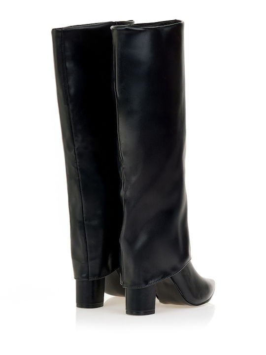 Damenstiefel mit Hochabsatz Schwarz