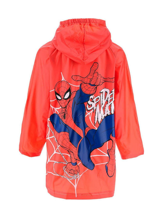 Waterproof Kids Casual Jacket Short Hooded Red