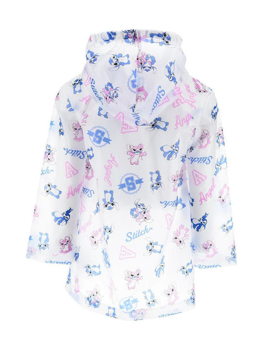 Waterproof Kids Casual Short Hooded Jacket White