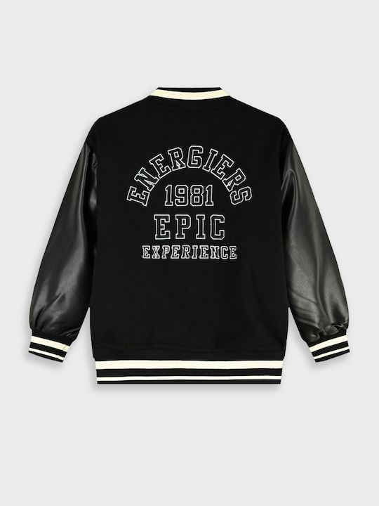 Kids Bomber Short Black