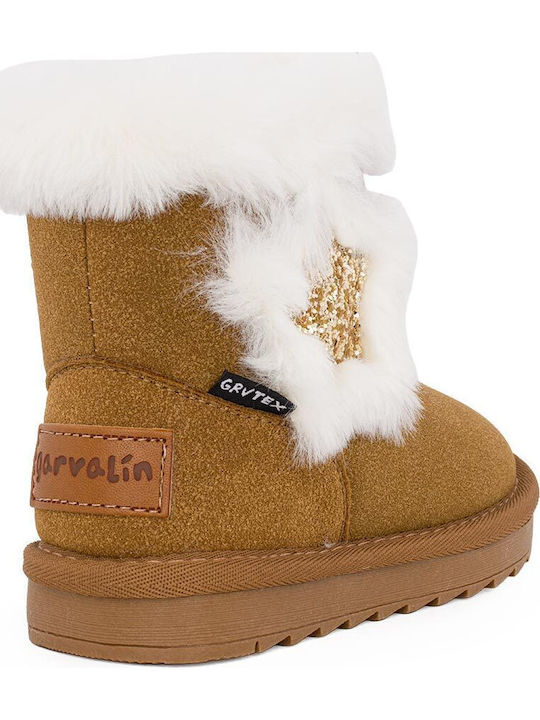 Kinderstiefel mit Reissverschluss Braune