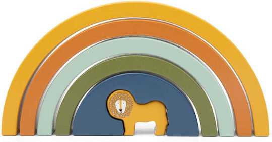 Trixie Animăluță Curcubeu Mr Lion din Lemn pentru 12+ Luni