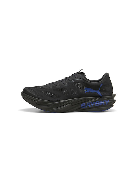 Deviate Nitro Men's Sport Shoes Running Flat Dark Grey / Vivid Blue