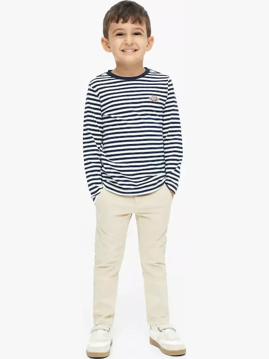 Kids Chino Trousers Ecru