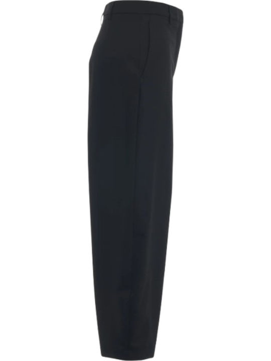 Women's Fabric Trousers Black