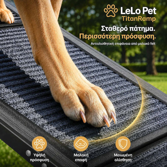 Lelo Pet Wasserdichte Rampe Auto Reisezubehör Für Hunde Schwarz