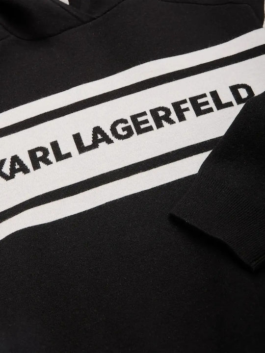 Karl Lagerfeld Παιδικό Φούτερ Μαυρο-λευκο