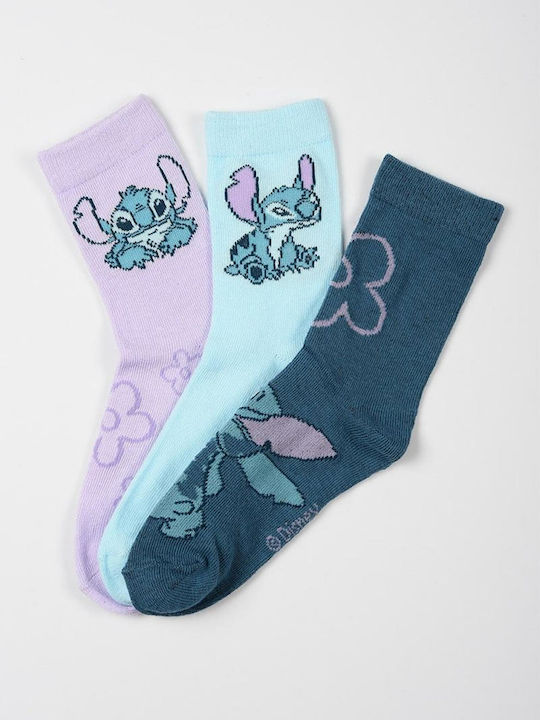 Superheroes Kids' Socks Lilac 3 Pairs