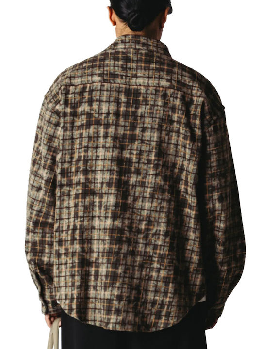 Woodbird Πουκάμισο Regular Fit Καφε- Μπεζ- Χακι