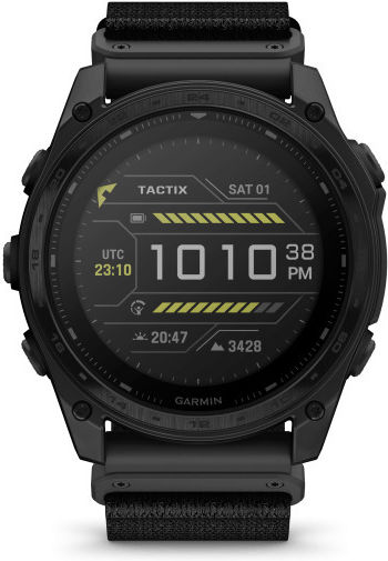 Garmin Tactix 8 Solar Elite Titanium 51mm Waterproof Smartwatch cu Purtător de Puls (Negru)