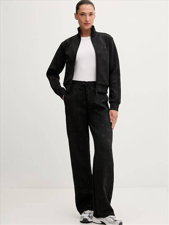 Flared Black Sweatpants