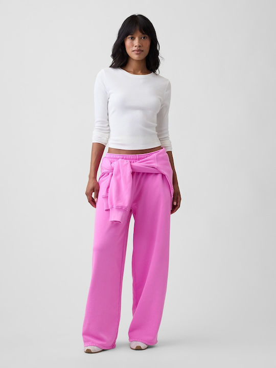 Παντελόνι Φόρμας Φαρδύ Neon Pink Glow